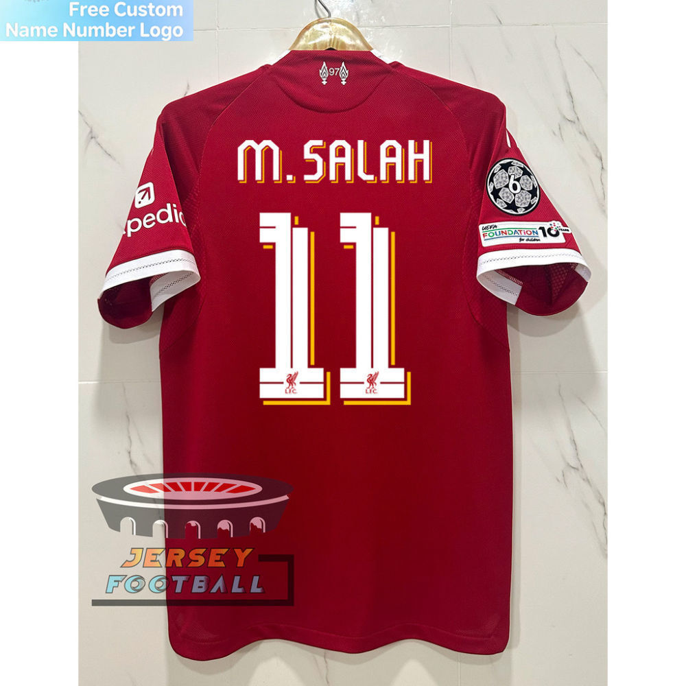 เสื้อฟุตบอลลิเวอร์พูล เกรดผู้เล่น ฤดูกาล 2026/27 พร้อมชื่อ เบอร์ และตรา UCL