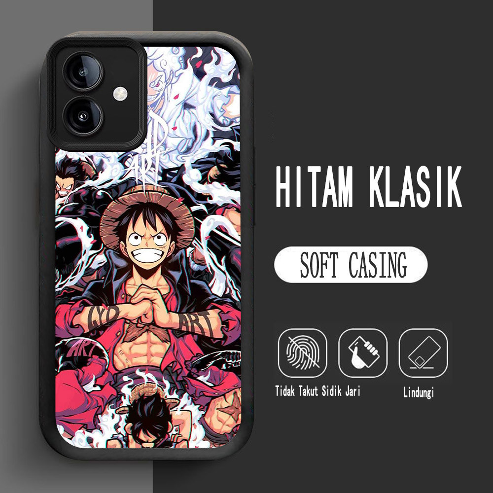 SAMSUNG Y-13 One Piece LuffyซิลิโคนสําหรับSamsung A07 M04 A06 A04 A04E A05 F04 5Gกรณี
