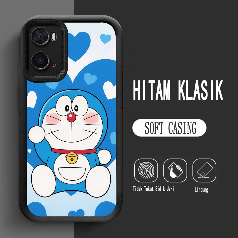 เคสสําหรับ OPPO A76 A96 A77s A57e A77 A36 A57 A57s Soft L-22 Doraemon