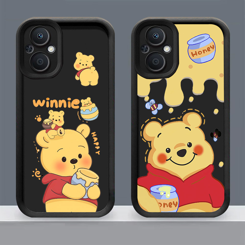 N-66 Winnie the Pooh Soft Casing สําหรับ OPPO Reno 8Z 7Z 8 7 Lite 5G