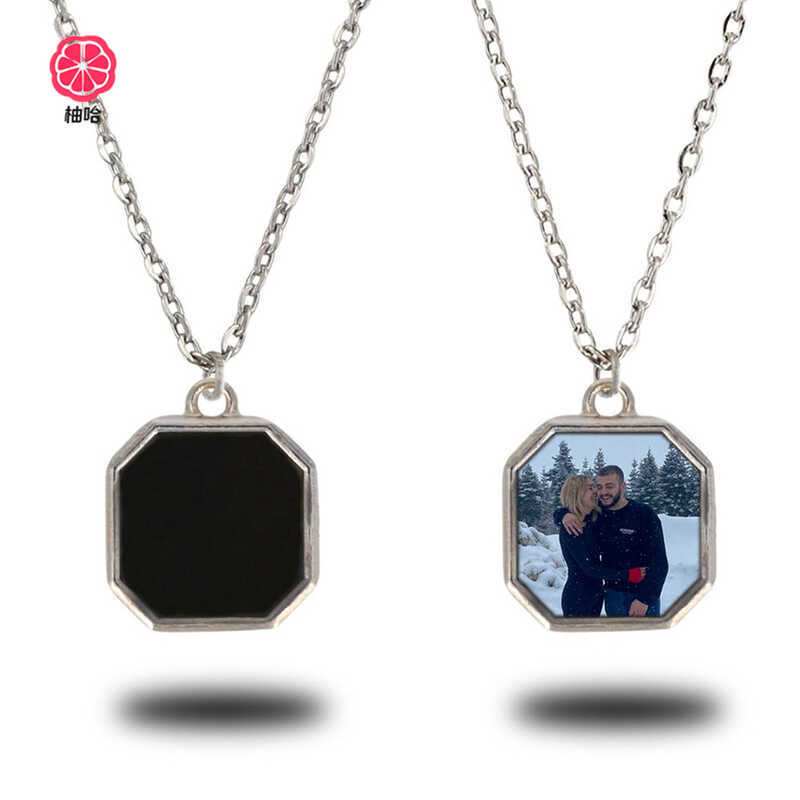 Magic สร้อยคอภาพเปลี่ยนสี POD Photo เครื่องทําความร้อนสร้อยคอสแตนเลสเปลี่ยนสีคริสต์มาส