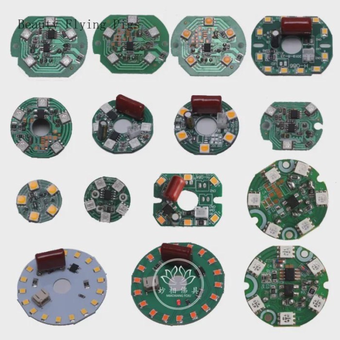 1pc Buddha light bulb LED light plate, crystal light shrine  seven color  source,red and yellow lig