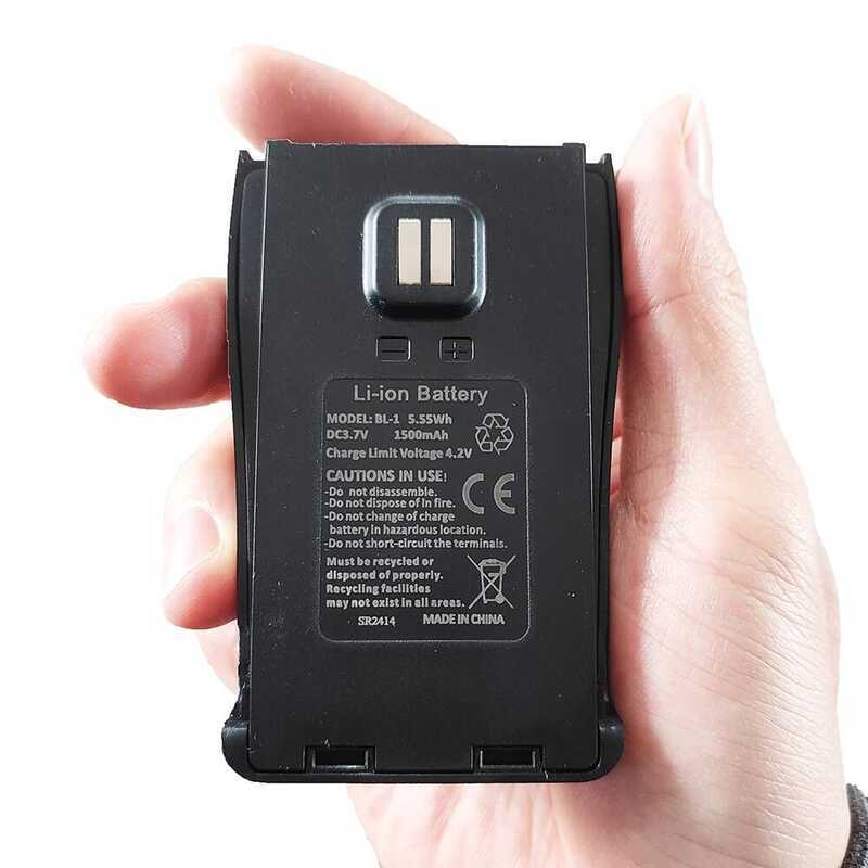 ▥  Walkie Talkie Bf-888H เฉพาะแบตเตอรี Bl-1 Dc3.7V 1500Mah Li-Ion แบตเตอรีสนับสนุน Type-