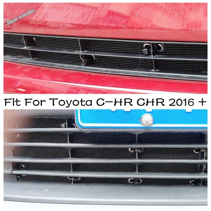 Car Accessories Insect Screening Mesh Front Grille Insert Net Protection Cover 4PCS For Toyota C-HR