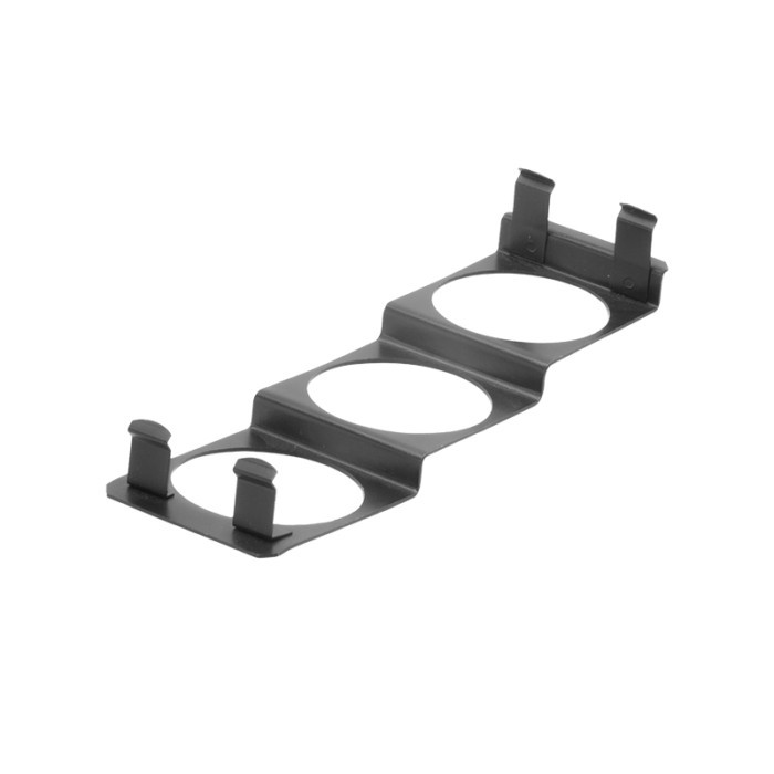 Universal Auto 52mm 3 Hole Single DIN Radio Slot Face Pod Triple Gauge Meter Panel Iron Mount 2.0In