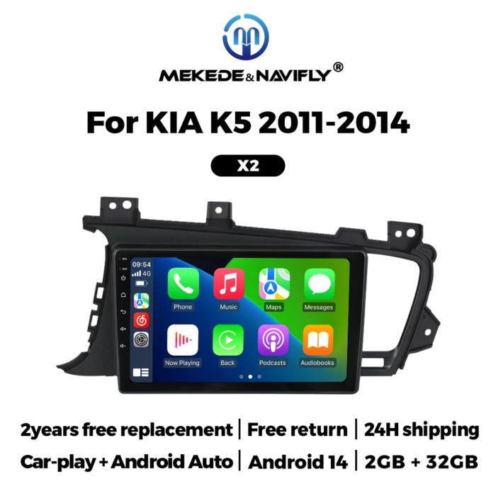 NaviFly Wireless Carplay Android AUTO Car Radio Intelligent System For Kia Optima K5 2013 - 2015 Mu