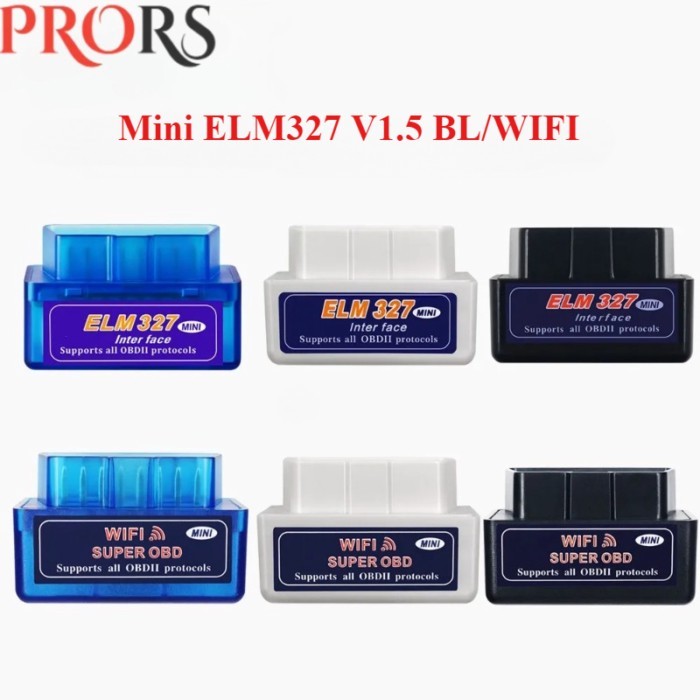 Latest Super Mini ELM327 Bluetooth/WiFi-Compatible V1.5 OBD OBD2 Code Reader Car Diagnostic Scanner