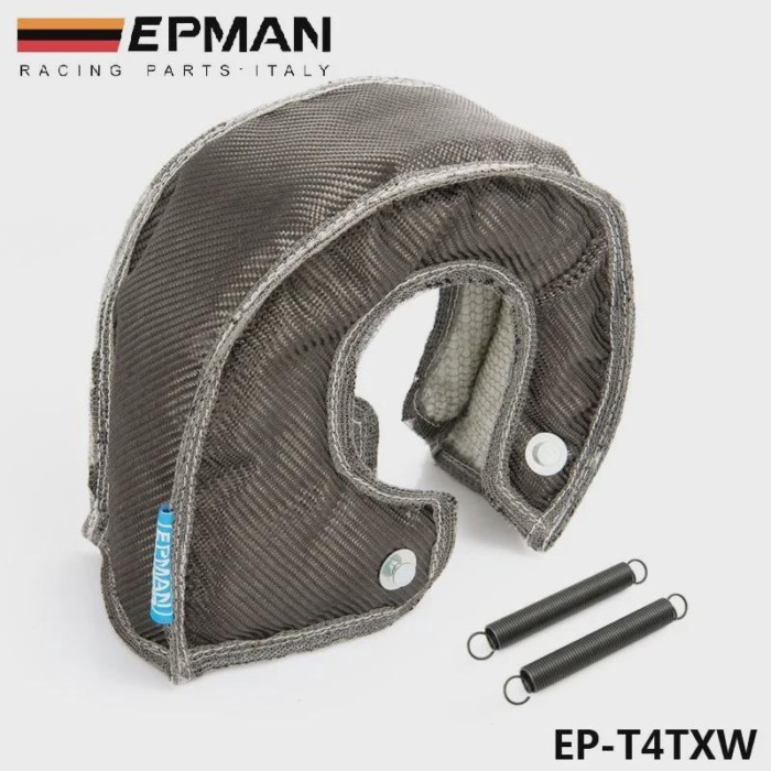 EPMAN Carbon Fiber Turbo Blanket Heat Shield Cover High Performance For T4 GT45 GT40 GT47 EP-T4TXW