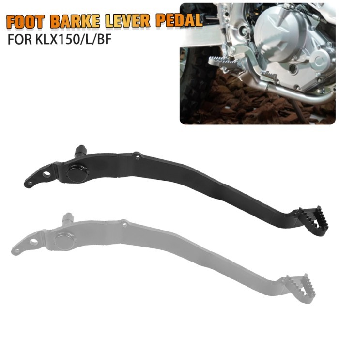 KLX150 Rear Foot Brake Pedal Lever For Kawasaki KLX150L KLX150BF KLX 150 150L BF 2014-2024 Aluminum