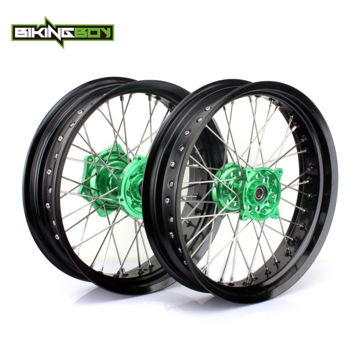 BIKINGBOY For KX125 KX250 06 07 08 09 10 11 12 13 KX250F KX450F 06-18 14 15 16 17 Supermoto Front 3