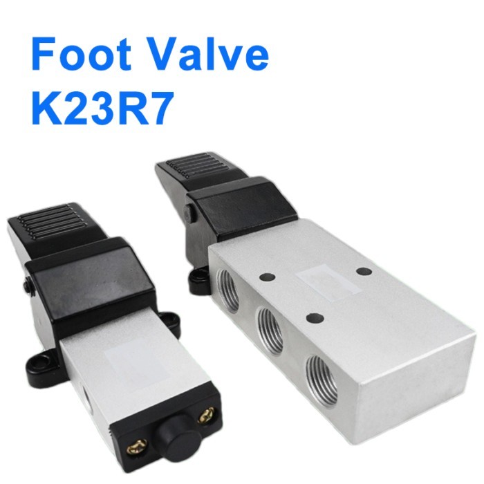 High Quality Pneumatic Foot Valve Two-Position Five-Way K25R7-8/15, Two-Position Three-Way K23R7-8