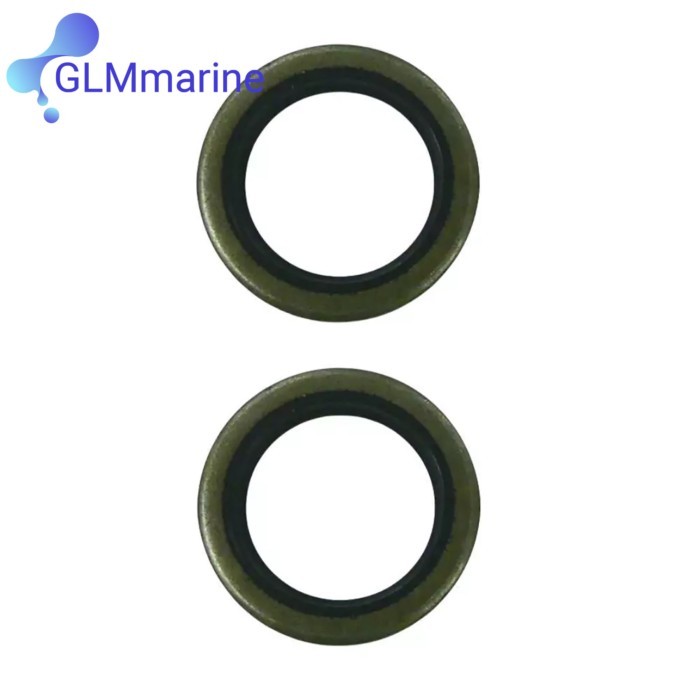 2Pcs Oil Seal 320862 for OMC Stern Drive 3.0L 3.8L 4.3L 5.0L 5.7L 5.8L 7.5L V6 V8 1982-1992 Engine