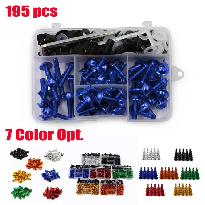 For SUZUKI GSX-R GSXR 600 750 1000 K4 K5 K6 K7 K8 K9 195/PCS M8 M7 M6 M5 Motorcycle Full Fairing Bo