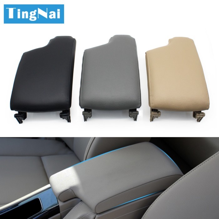 LHD Central Console Storage Box Armrest Case Leather Cover For BMW 3 Series E90 E91 E92 E93 318 320