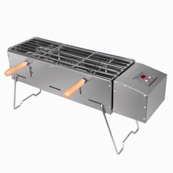 Electric Dual-purpose Grill Outdoor Portable Electric Cooking Griglia Adjustable Temperature Barbec