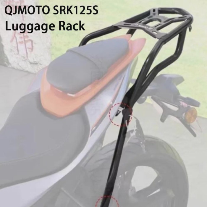 New Fit QJMOTO SRK125S Motorcycle Accessories Luggage Rack Bracket Tail Box Bracket For QJMOTO SRK1