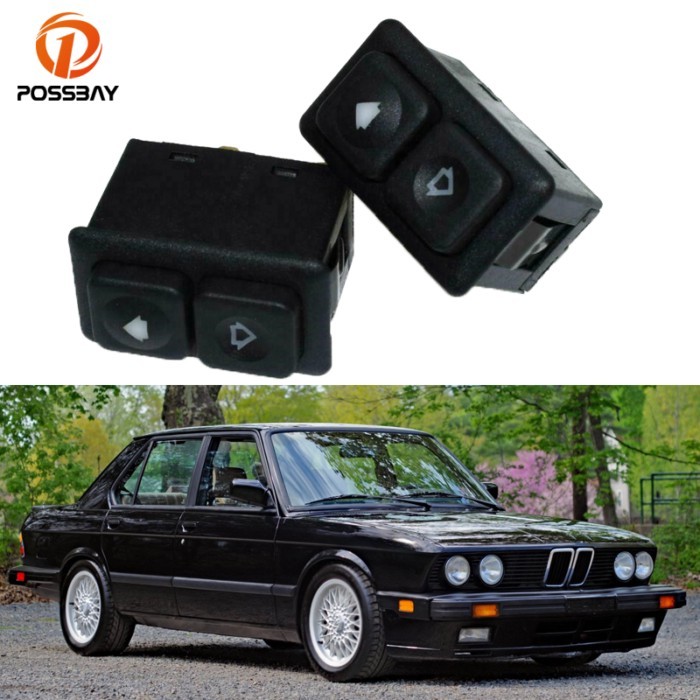Car Black Power Window Switch for BMW E23 E24 E28 E30 L6 M5 535i 325is 318i 318is M6 M3 635CSi 528e