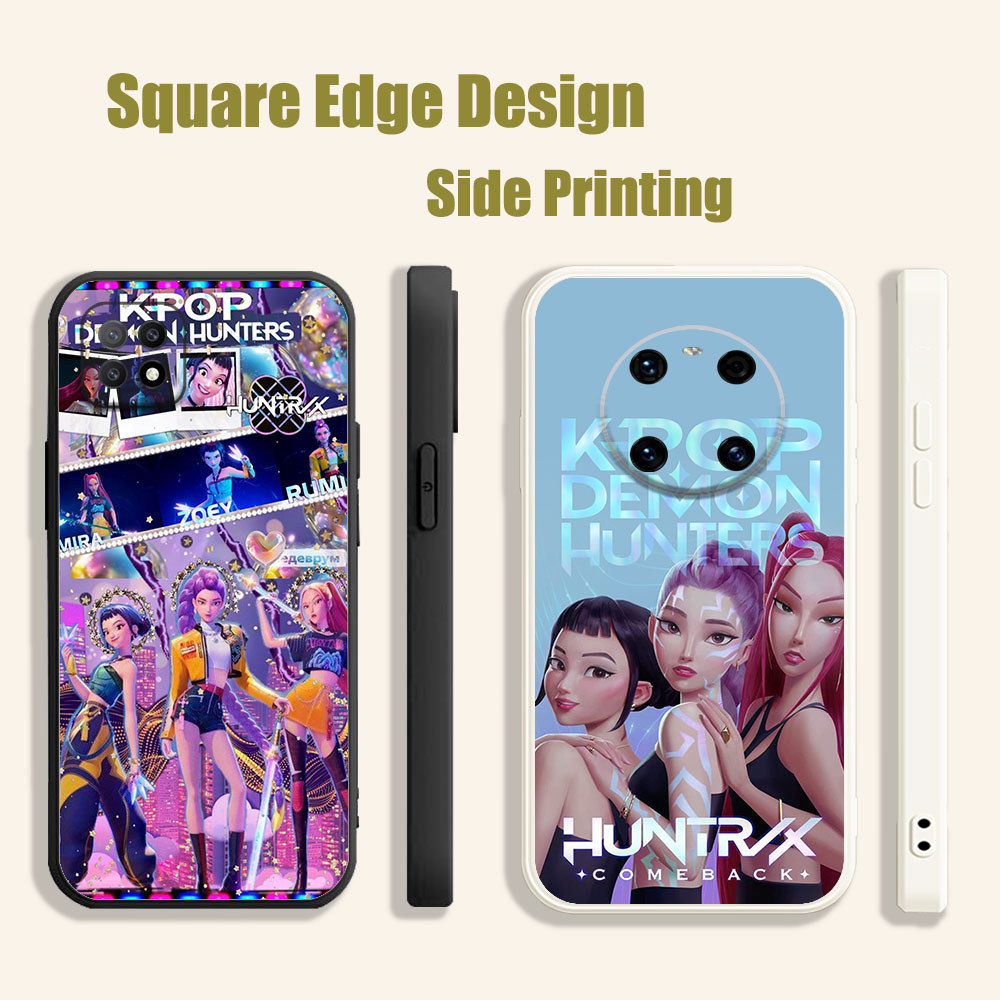 ปลอกสําหรับ OPPO Reno 6 Reno 7 7z 5K A16E A16K A94 Kpop Demon Hunters Cast อะนิเมะ Rumi Zoey UPC01 เ