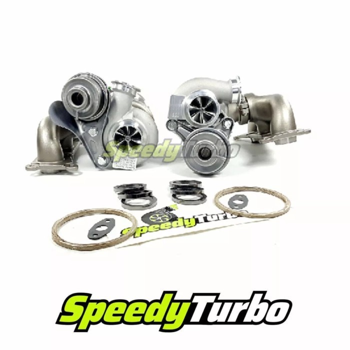 900HP Billet 6+6 TD04-19T V4-2 Upgraded Twin Turbos For BMW E82 E88 E90 E92 E93 E60 135I 335i 335XI