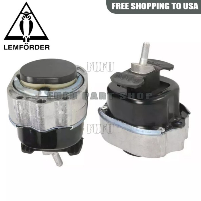 LEMFORDER Engine Mount 2X L & R for BMW X5/F15/F85/SAV X6/F16/F86/SAC N20B20A 2.0L-