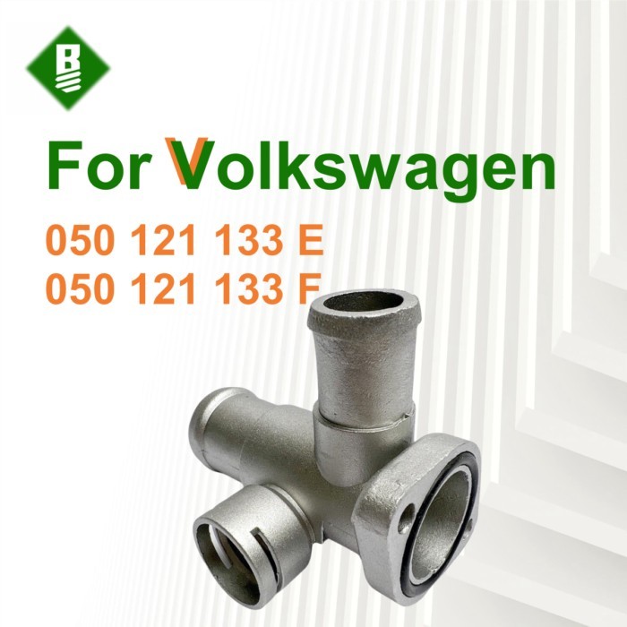 Aluminium Alloy Cooling Coolant Hose Pipe Connector for VW Passat Golf Sharan Polo 050121133F 050 1