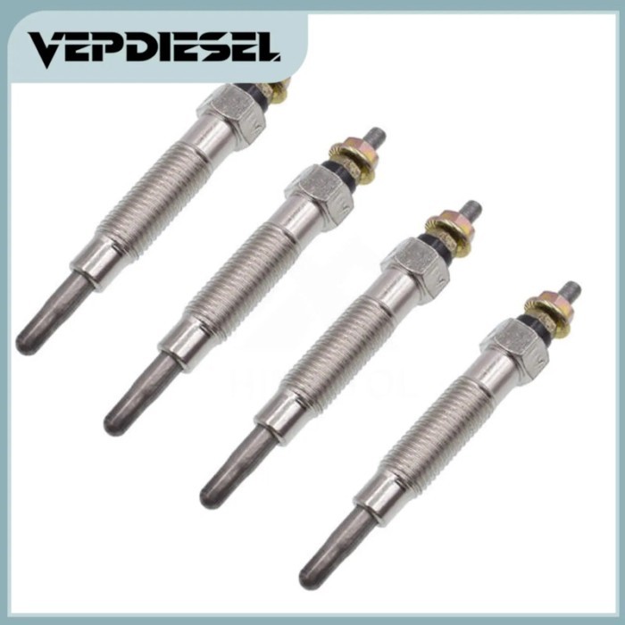 4x Diesel Glow Plugs MD050212 For Mitsubishi Triton Pajero L200 L300 4D56 4D56T 2.5L Engine w/3 mon