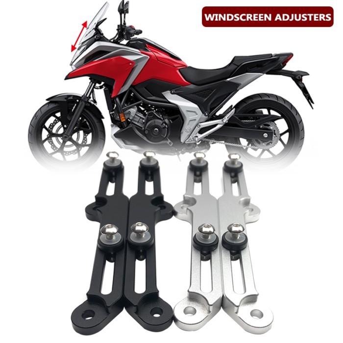 For HONDA NC750X NC 750X NC750XD/XA 2016 2017 2018 2019 2020 Motorcycle Windscreen Adjusters Airflo
