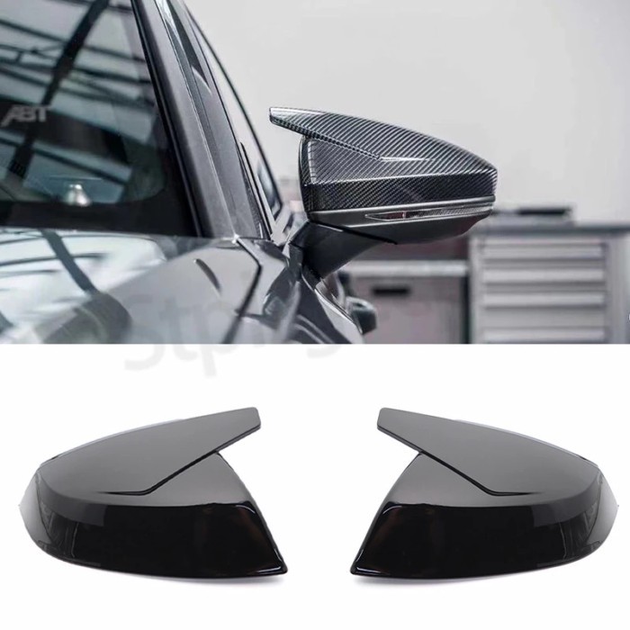 ABT style rearview mirror cover For Audi Q5 Q5L SQ5 Q7 SQ7 FY 4M 45 50 55 60 TDI TFSI S Line Sline