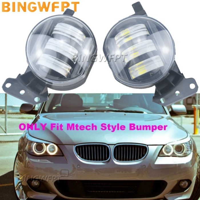 Car Fog lights Headlight LED Fog lamps Foglights 63176910792 63176920704 63176910791 For BMW E60 E9