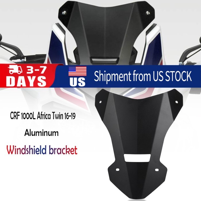WindScreen Windshield FOR HONDA CRF1000L CRF 1000 L CRF 1000L Africa Twin 1000 2016 2017 2018 2019