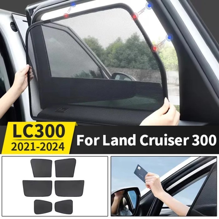 For Toyota Land Cruiser 300 Lc300 2021 2022 2023 LC300 Tuning Interior Decoration Accessories Windo
