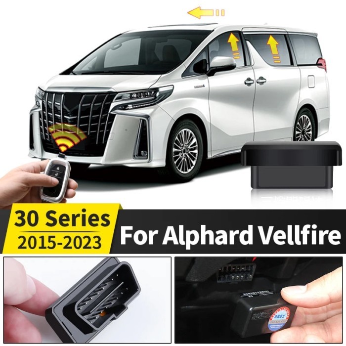 For Toyota Alphard Vellfire 30 20 Series Modification Accessories Interior Window Lifter OBD Tuning