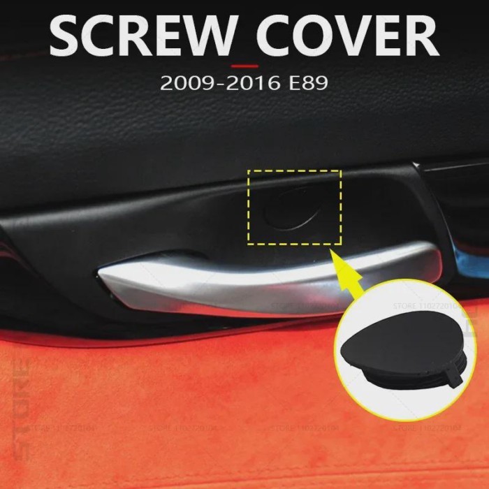 for 2009-2016 E89 BMW Z4 28i 30i 35i 35is Inner Door Handle Screw Cover Cap 51419167013 51419167014