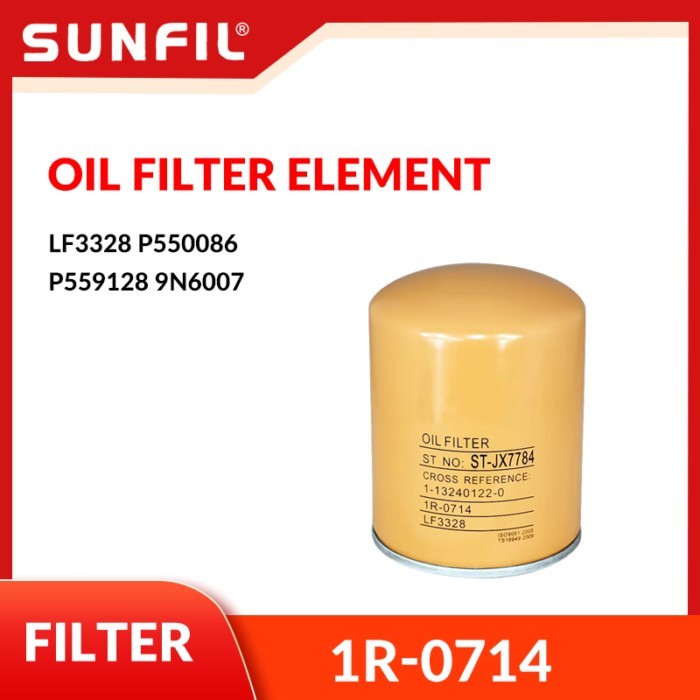 1R-0714  LF3328 P550086 P559128 9N6007 Oil Filter for Caterpillar CAT 307C 306 308C 308D 305.5 4M40