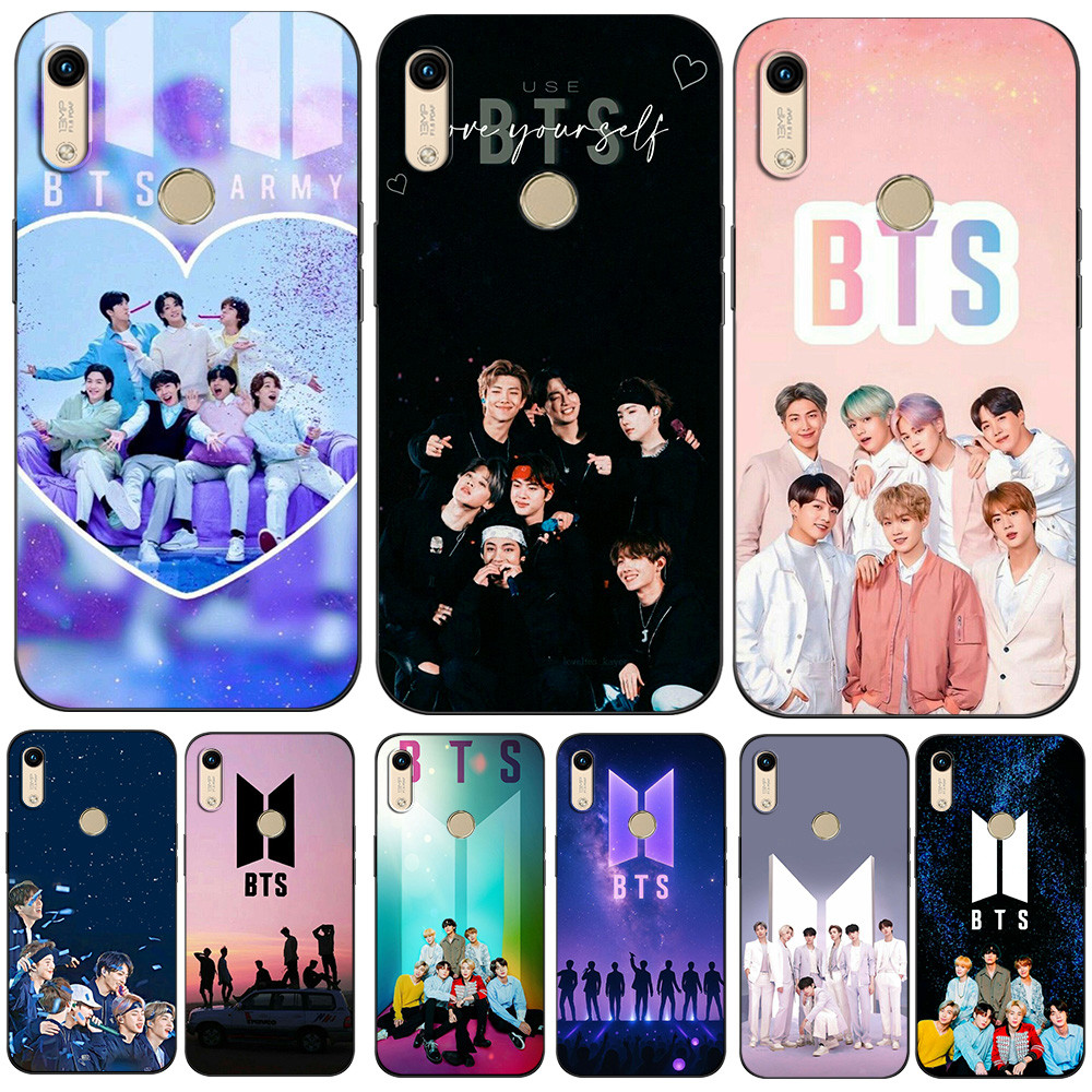 สําหรับ Huawei y6 2019 กรณีซิลิคอนโทรศัพท์ฝาหลังสําหรับ Huawei Y 6 2019 พร้อมรูลายนิ้วมือด้านหลังเคส