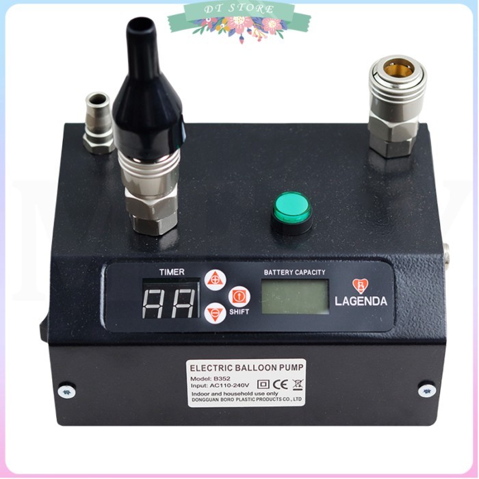 220V Helium Balloon Inflator Wedding Birthday Party Airborne Tool Electric Helium Air Pump B352