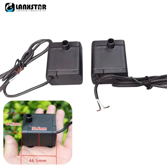 7W 200L/H Ultra-quiet Fish Tank Pump 2pcs Mini Brushless Motor Pump Aquarium Pool Circulating Subme