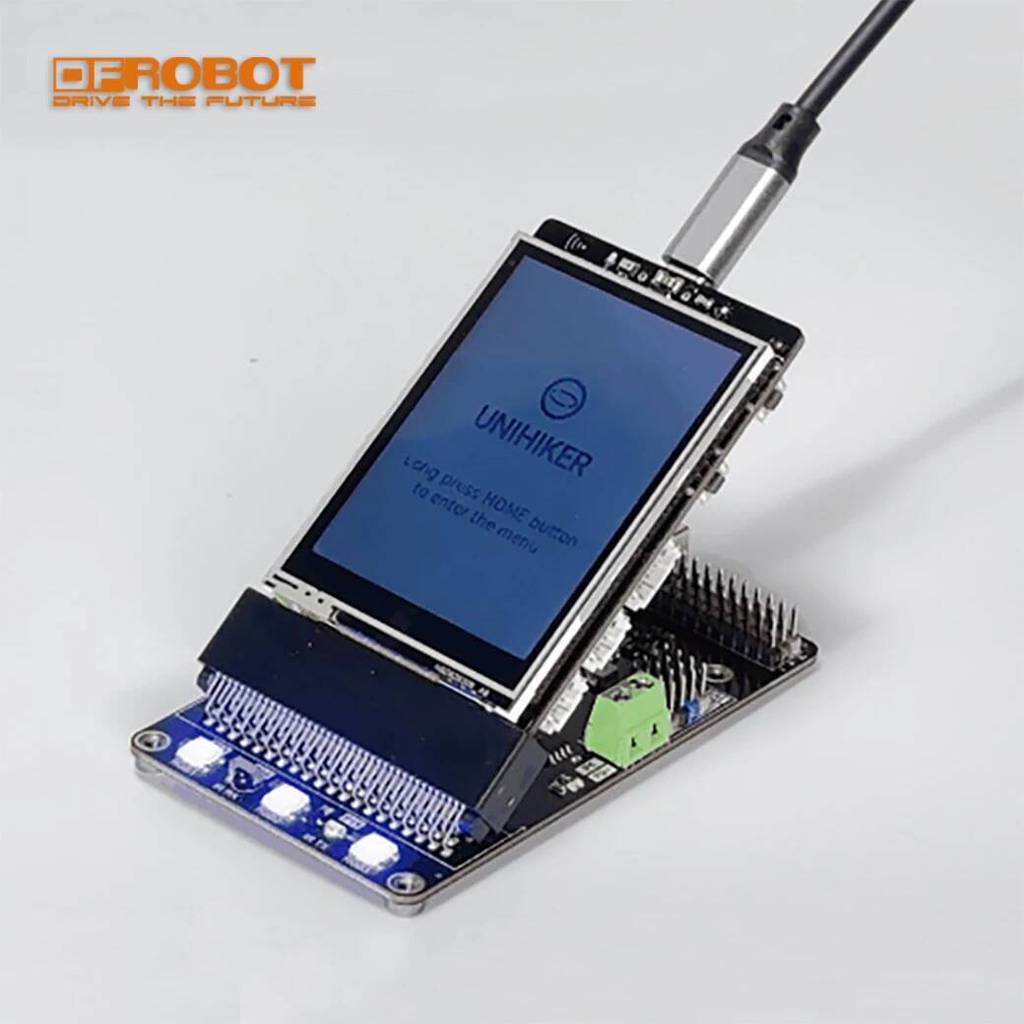 DFRobot 2x3A DC Motor Driver Carrier Board อินฟราเรด 10 3Pin พอร์ตสนับสนุน 5V I2C สําหรับ UNIHIKER M