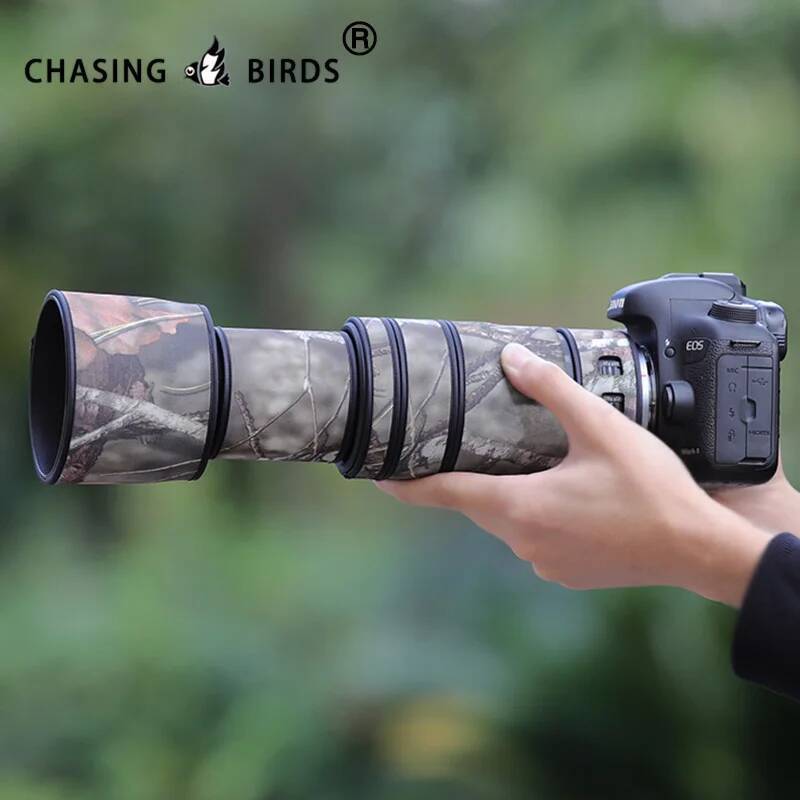 CHASING BIRDS เลนส์พรางสําหรับ CANON RF 100 400 มม.F5.6-8 IS USM กันน้ําและกันฝนยืดหยุ่น len ฝาครอบป