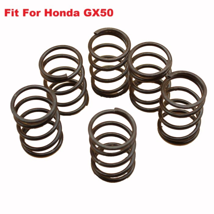 GX50 Intake Exhaust Valve Spring Fit Honda GX35 GX35NT GX 50 2.0 HP 47.9CC Brush Cutter Trimmer 4 S