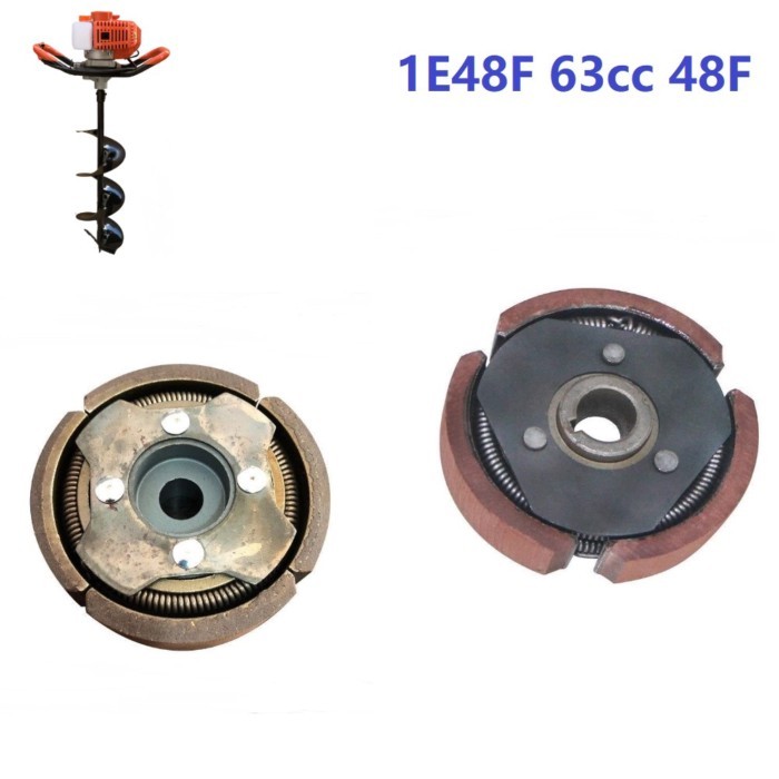 1E48F Cone Clutch 47cc 49CC 63CC Engine Brush Cutter EVO Scooter Gp460 R460 Earth Auger ATV Tiller