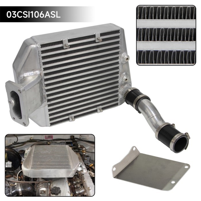 Upgrade Top Mount Intercooler Fits for Toyota Land Cruiser 80/100 Series 1HD-T HDJ80 1HZ Engine 4.2