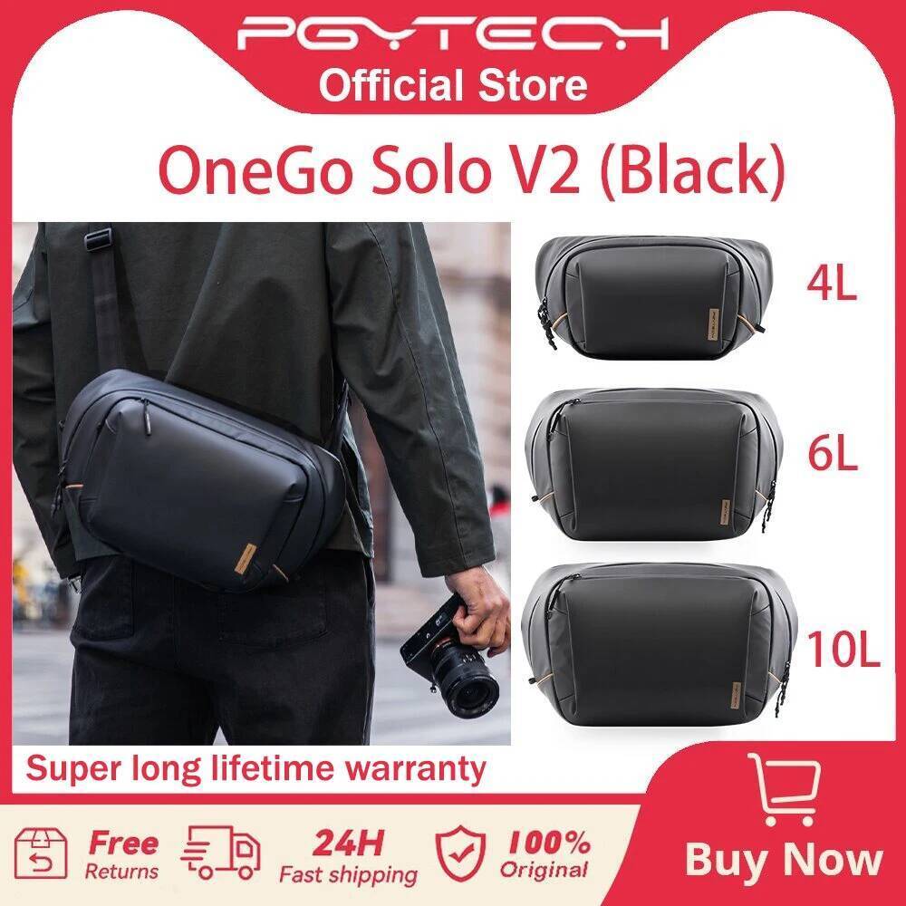 PGYTECH OneGo Solo V2 กระเป๋าสะพายกล้อง 4L 6L 10L กระเป๋าสะพายข้างกล้องกระเป๋าเดินทางกลางแจ้งสําหรับ