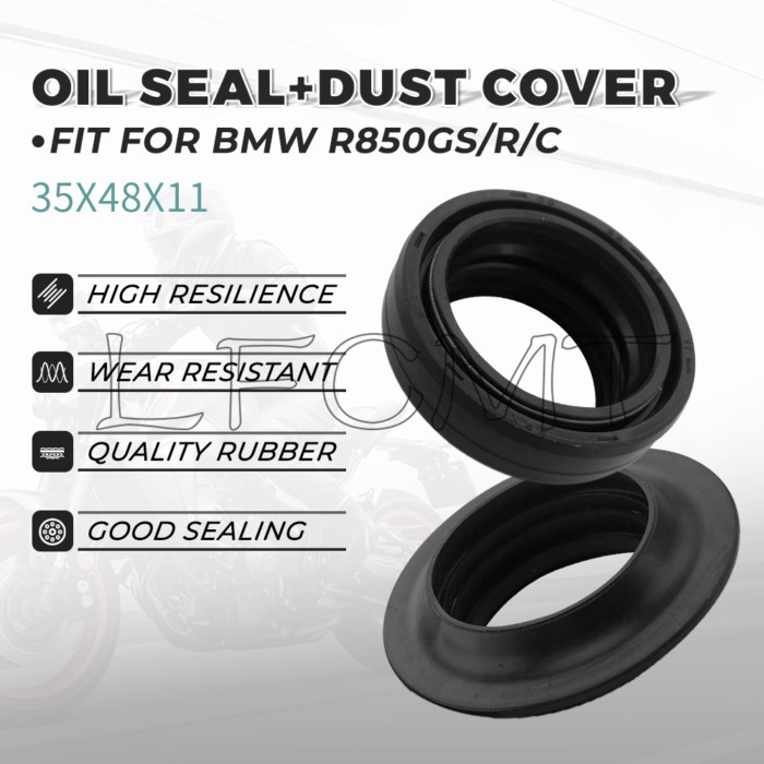 35x48x11 Motorcycle Front Fork Oil Seal Dust Cover Fit for BMW R850GS R850R R850C R1100 R1150 GS/RS