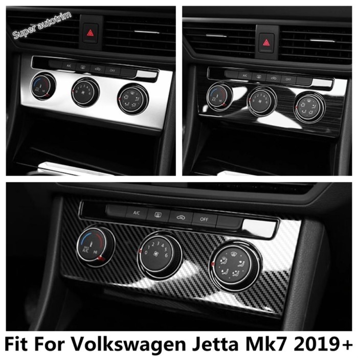 For Volkswagen Jetta Mk7 2019 - 2022 Car ABS Accessories Central Control AC Air Conditioning Panel