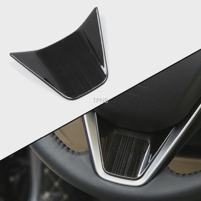 For Toyota Camry 2018 2019 8th Stainless Steel Steering Wheel Trim Ring Accessories