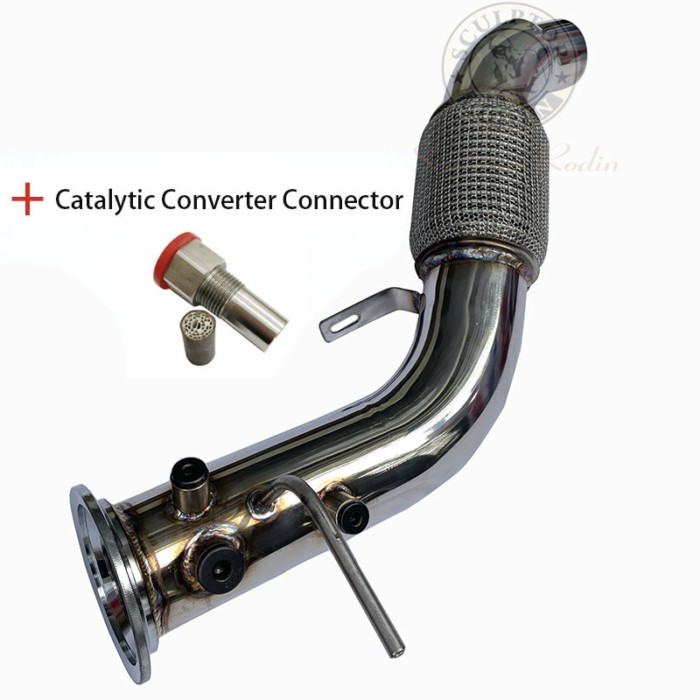 Downpipe  for BMW X5 E70 3.0D downpipe x6 E71 E72 3.0D turbo exhaust pipe