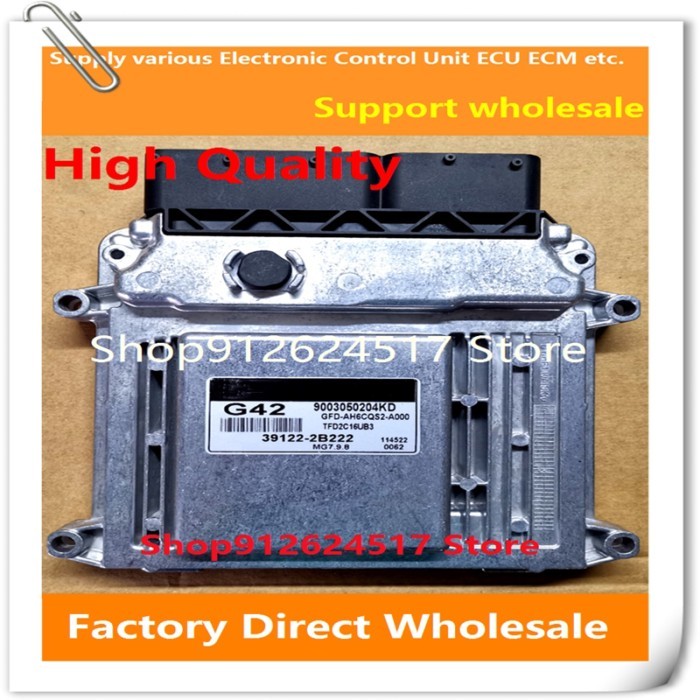 39123-2B520 0331 MG7.9.8 ECU 39122-2B222 G42 Engine Computer Board 39110-02CB5 6016 Compatible For