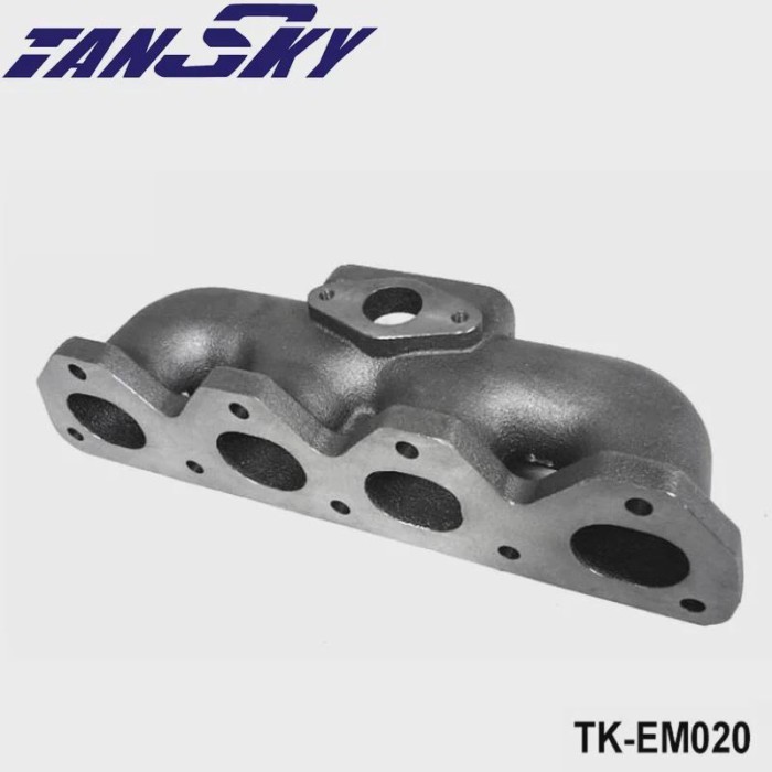 Turbocharge Exhaust Manifold Header Cast T3 Turbo For Honda H22 2.2L DOHC 92-01 Fit 38MM Wastegate