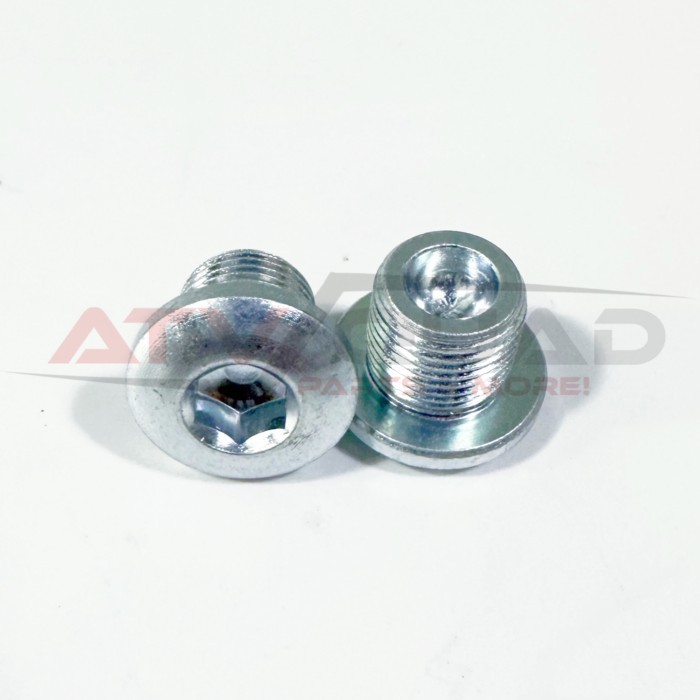 2PCS M14*1.25*12 Bolt for CFmoto 400 450 500 U5 520 550 600 Touring 625 800 U8 Z8 800EX 800XC 850 9